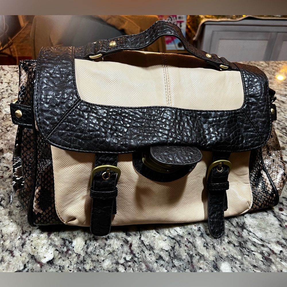 Estate find snake skin satchel